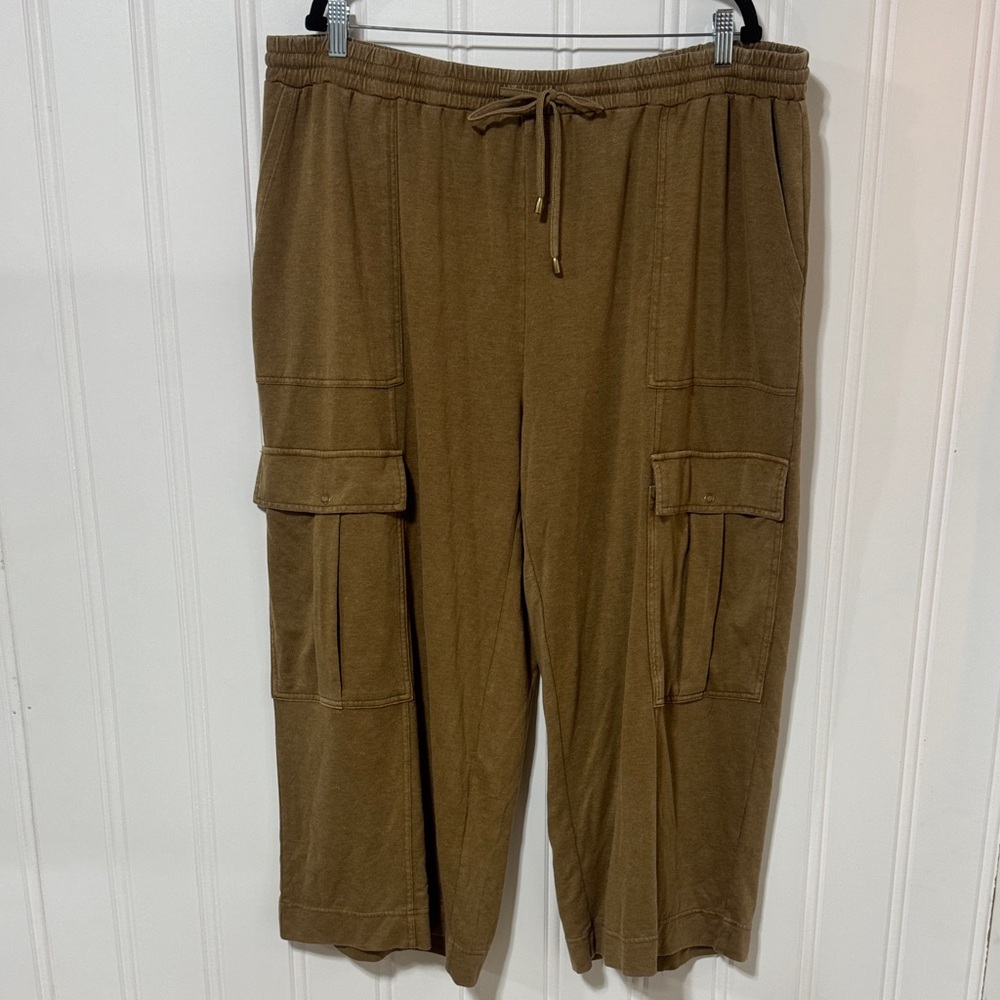NWT Cupio “Cornstalk” Knit Wide Leg Pants size 3x